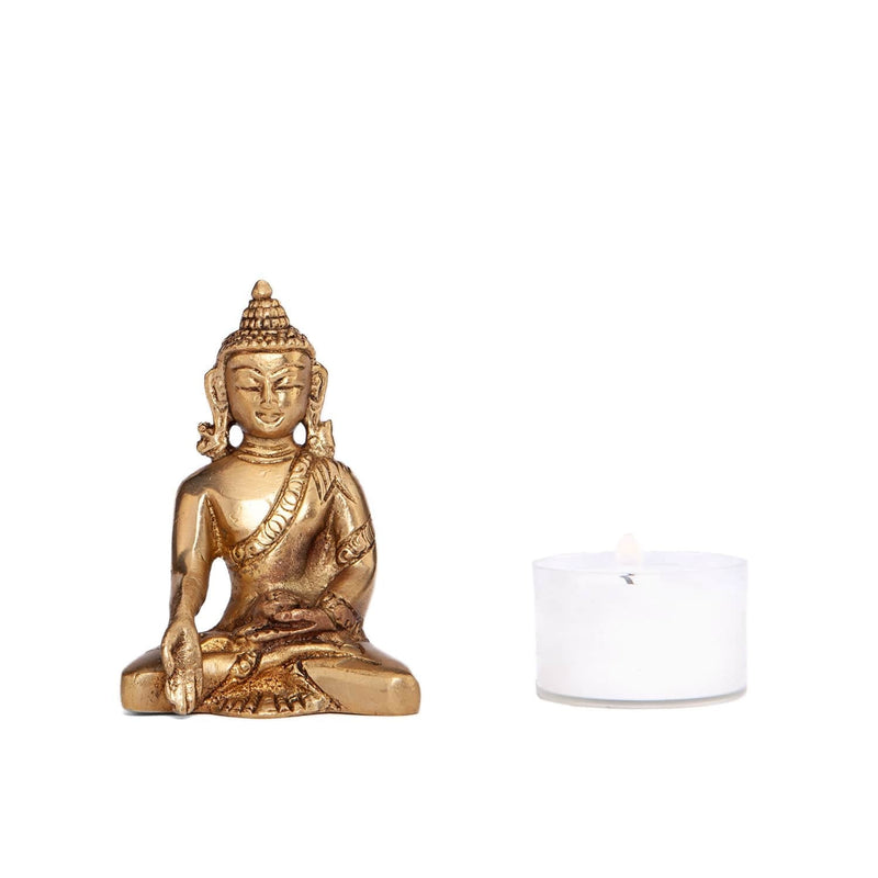 Buddhastaty, mässing