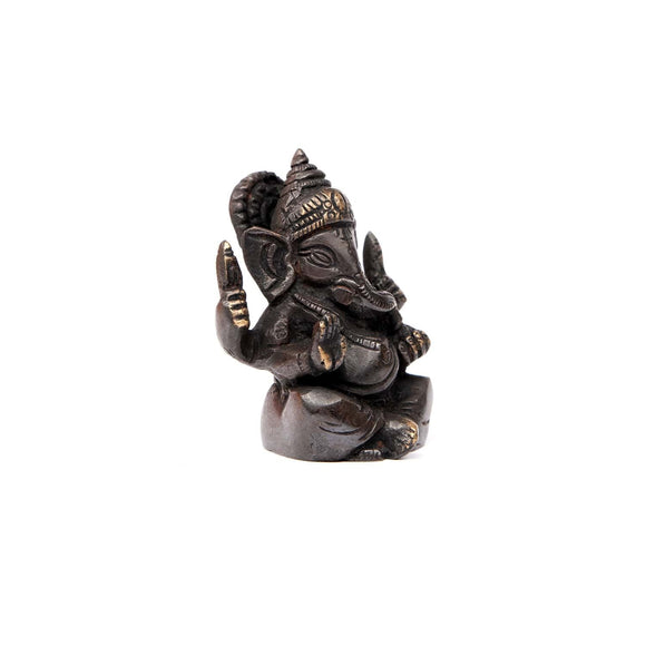 Ganesha-staty, mässing