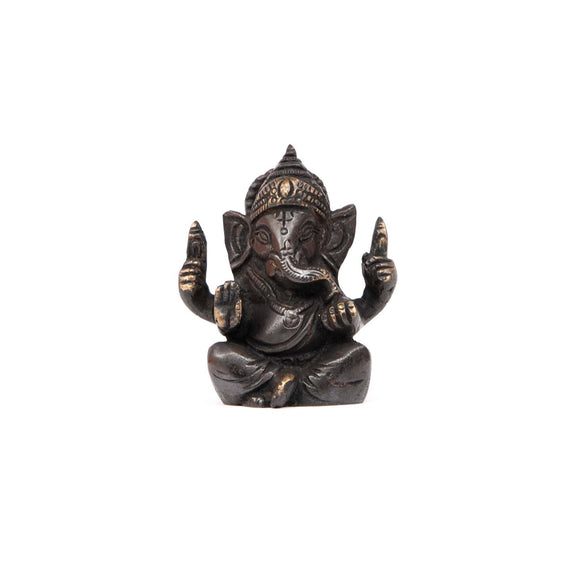 Ganesha-staty, mässing