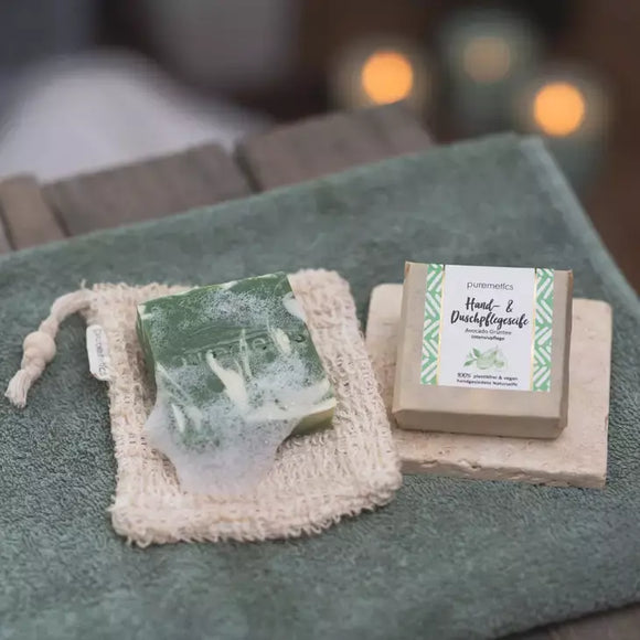 Hand- och duschtvål, avokado grönt te