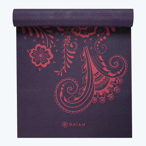 Aubergine Swirl Yogamatta, 6 mm