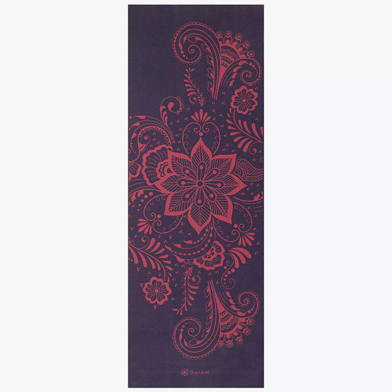 Aubergine Swirl Yogamatta, 6 mm