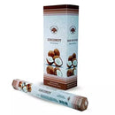 Kokos, naturlig rökelse, hexa