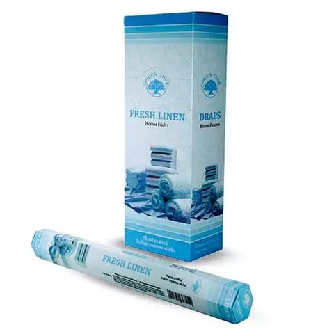 Färskt linne, naturlig rökelse, hexa