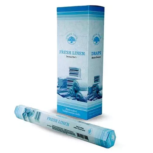 Färskt linne, naturlig rökelse, hexa