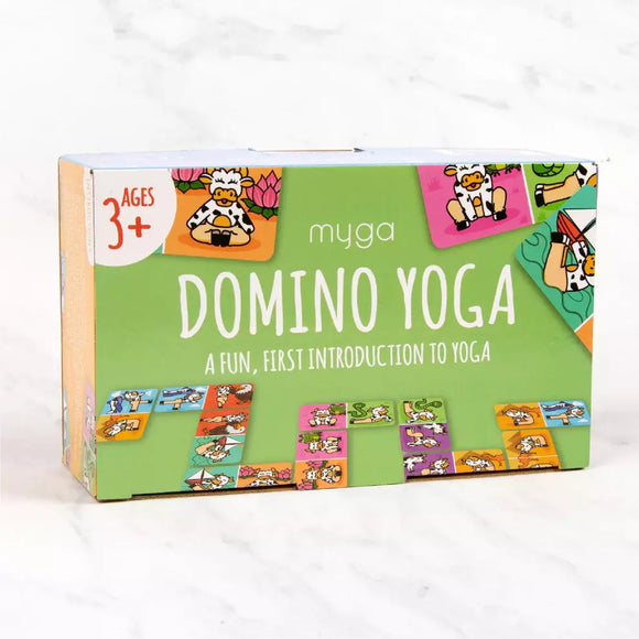 Domino Yoga spel för barn