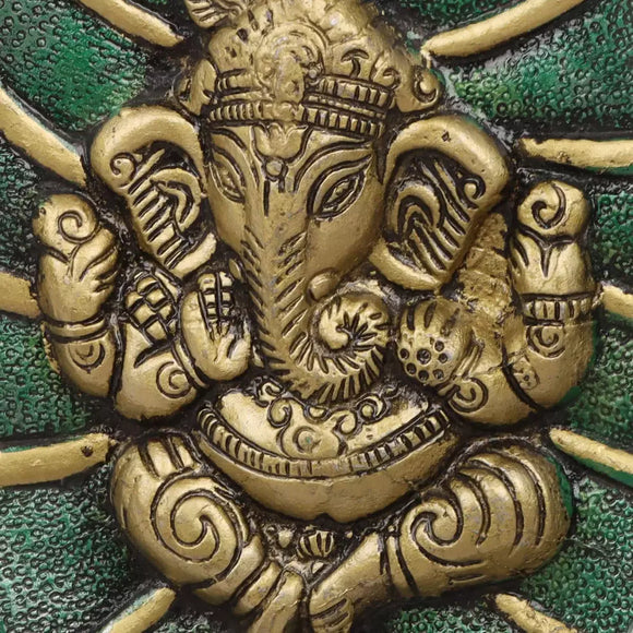 Ganesha staty, väggmonterad
