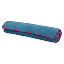 Yogahandduk, blå/fuchsia