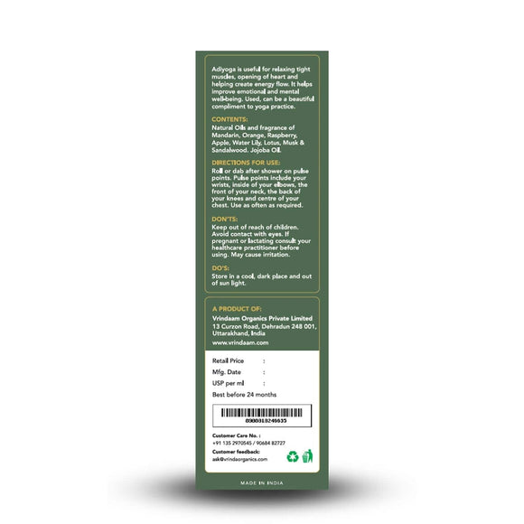 Vrindaam Body Roll-On, ADIYOGA