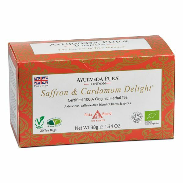 Ayurveda te, saffran och kardemumma