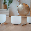 Kristallsångskål, olika storlekar och toner