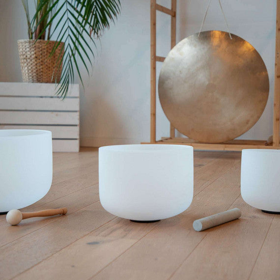 Kristallsångskål, olika storlekar och toner