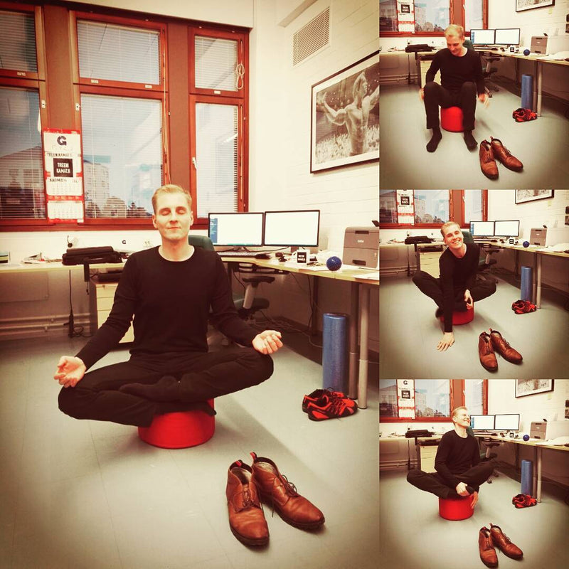 Rund Meditationskudde Stor