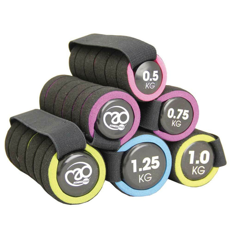 Pro Hantel, 2 x 1 kg, grön