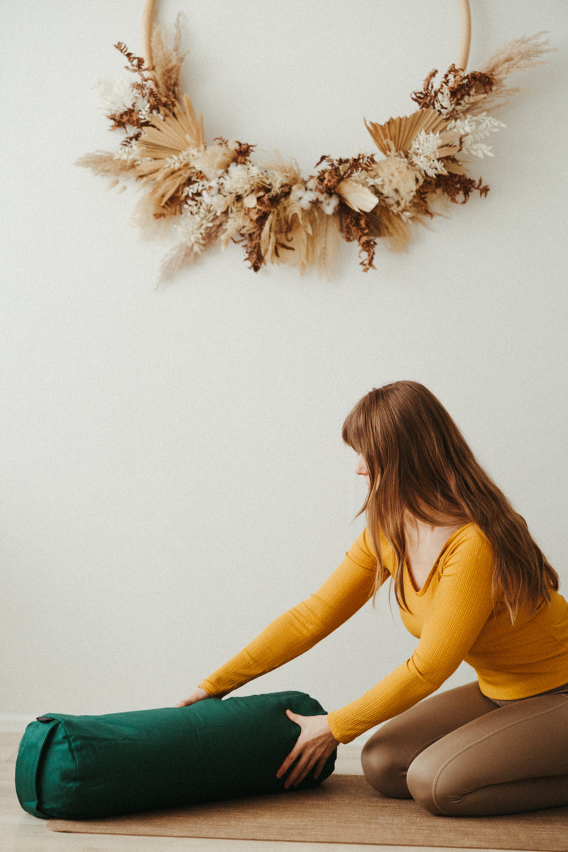 TYYNI Yoga Bolster, 23 x 65 cm
