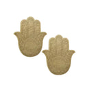 Rökelsebrännare, Hamsa hand 30 x 25 cm, set om 2